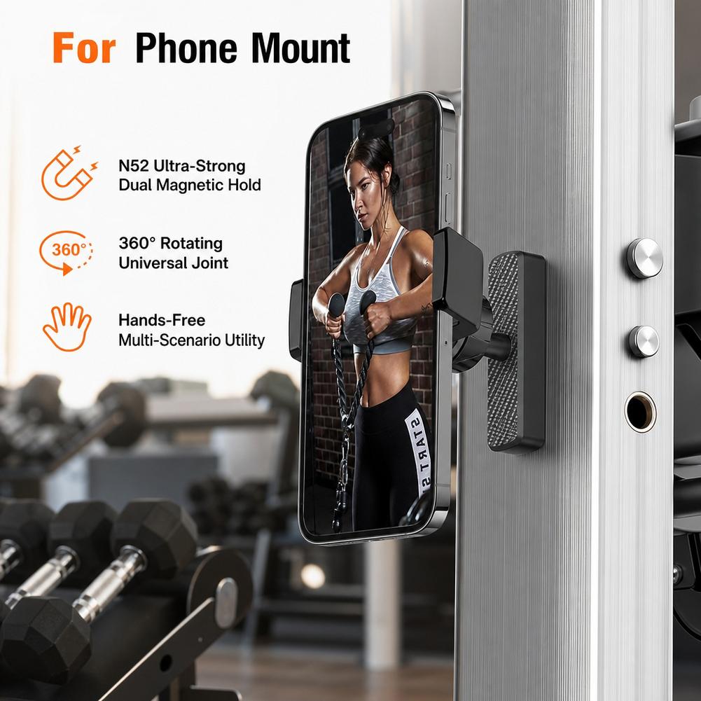 Phone Holder - Spor Salonu İçin 360 Derece Dönebilen