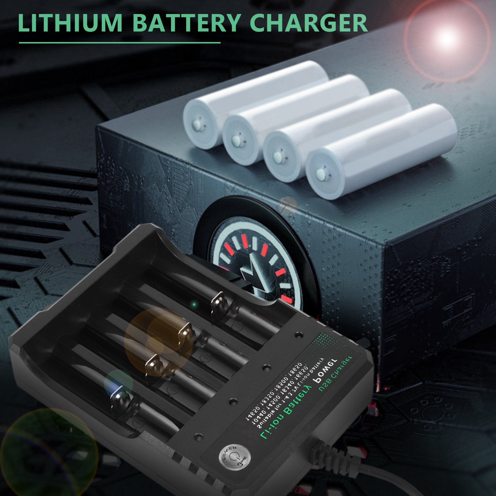 Usb Charger - Uyumlu 18650 Lityum Pil Şarj Cihazı