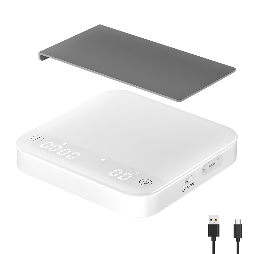 Power Bank - Taşınabilir Kahve Terazisi 0.1g Hassasiyet 0.3g-2000g,