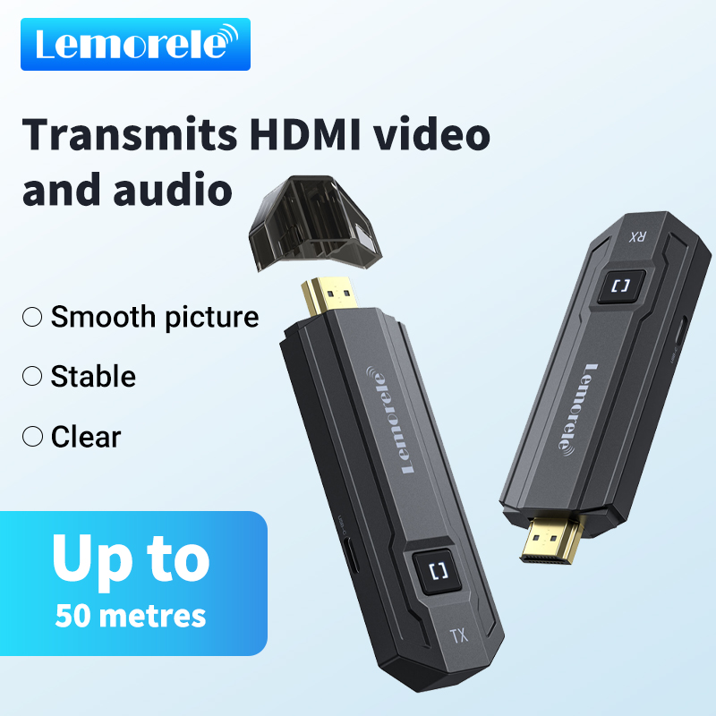 Hdmi Adapter - Lemorele Kablosuz HDMI Verici Alıcı Video